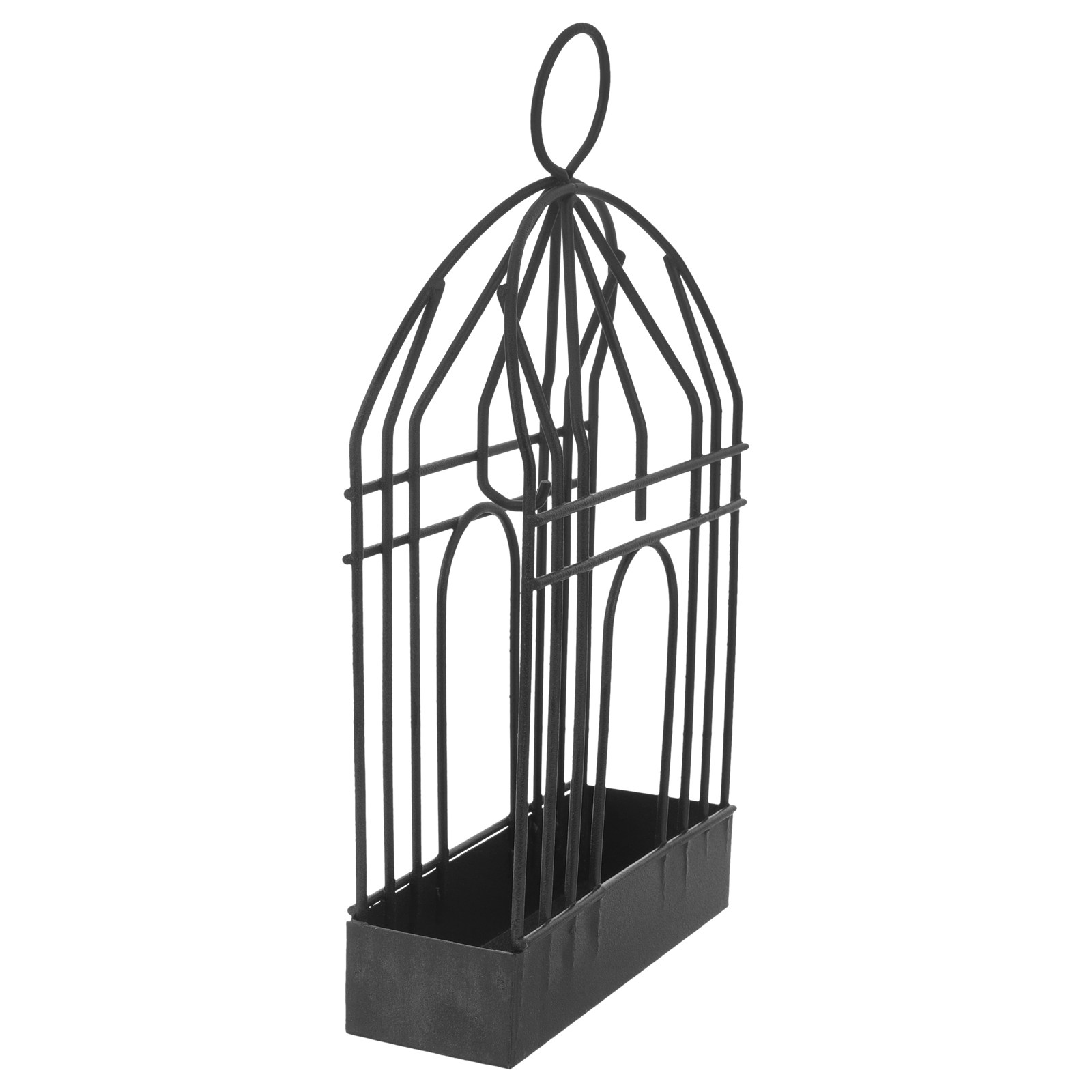 Incense Holder - Zwarte retro ijzeren vogelkooi, wierookhouder met