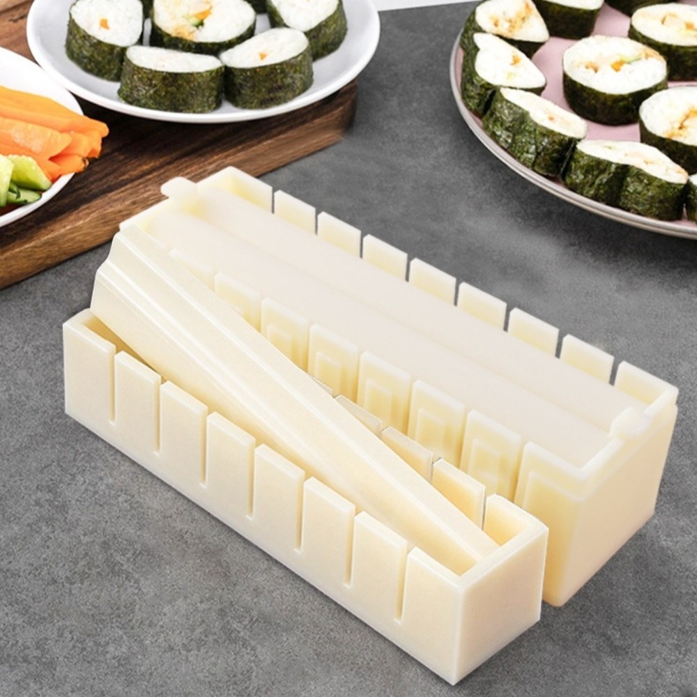 Sushi Making Kit - 1 set HIPS kunststof sushi-vormen, inclusief