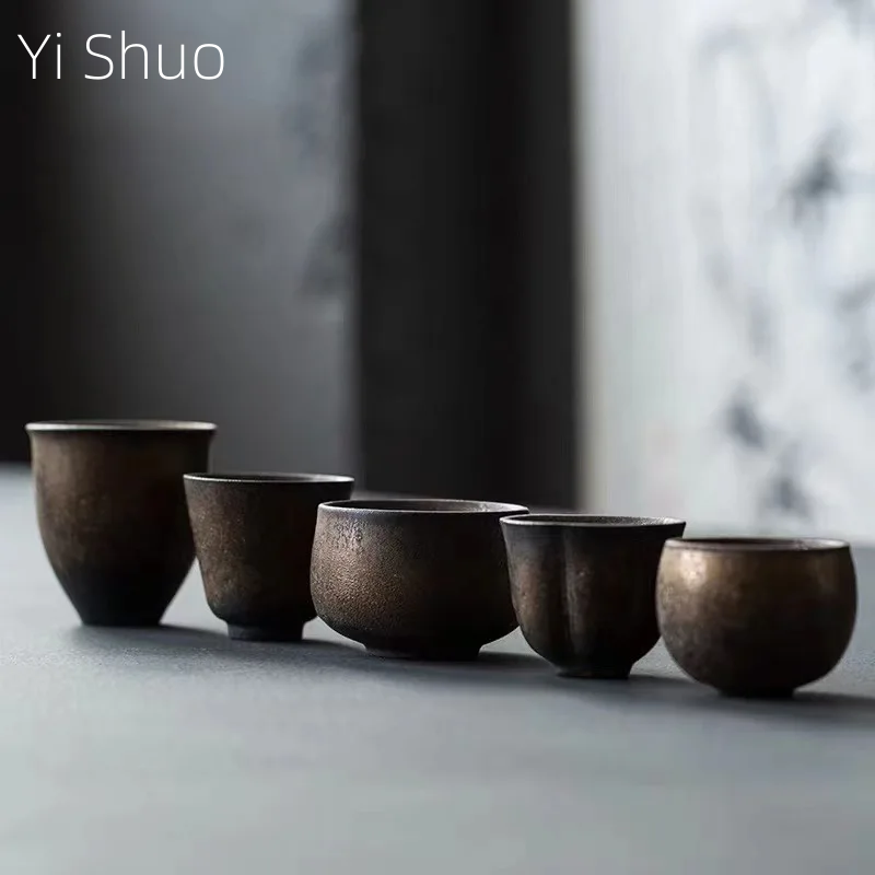 Japanese Pottery - Keramische beker Retro vergulding steengoed Handgemaakte