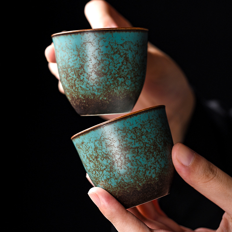 Japanese Pottery - Japanse Stijl Theekopje Vintage Keramische Kleine