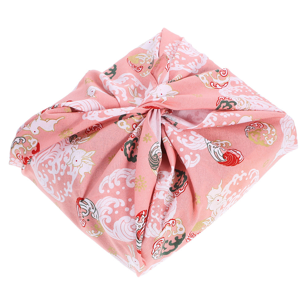 Furoshiki - Japanse bloemenprint katoenen furoshiki-wikkeldoek – wasbare