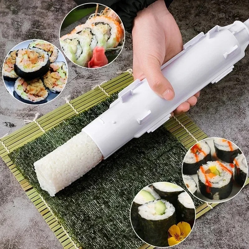 Sushi-maakmachine trommel plas - Sushi Making Kit recensie en prijs