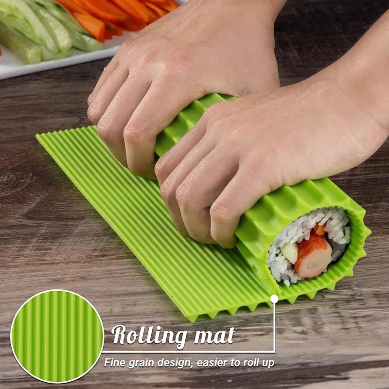 Siliconen Handrol Sushi Rollin - Sushi Making Kit recensie en prijs