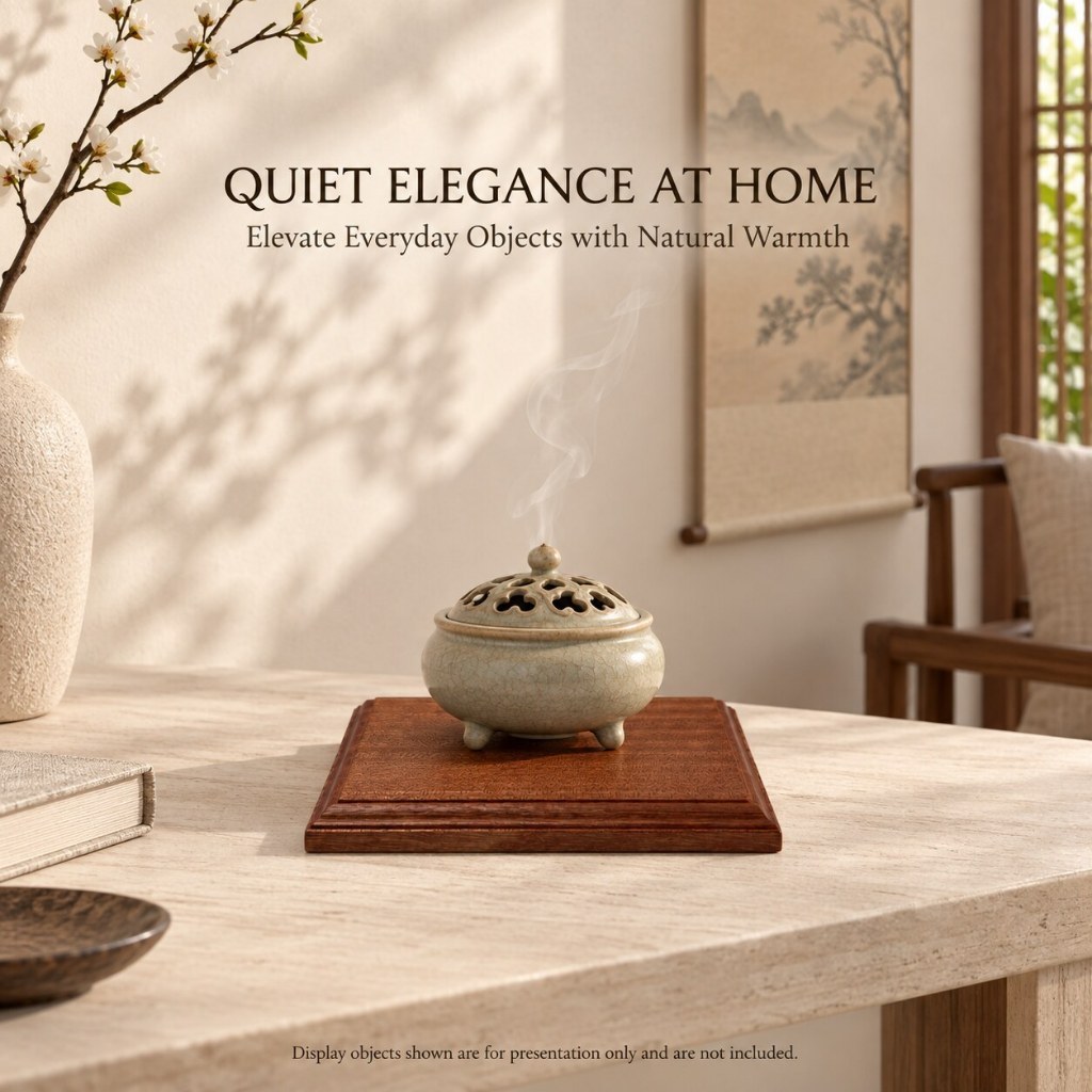 Stevige houten displaystandaar - Incense Holder recensie en prijs