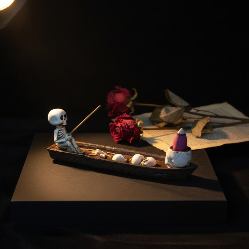 Schedelboot-geurkaarsenhouder, - Incense Holder recensie en prijs