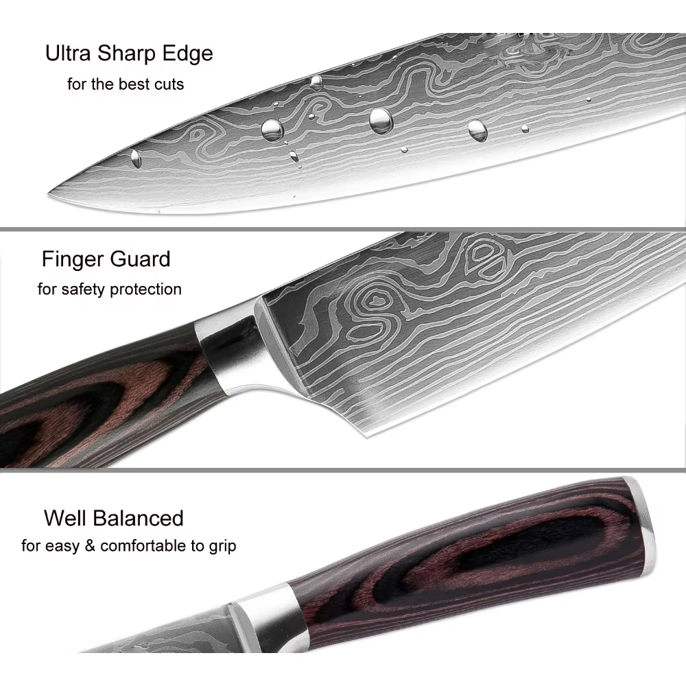 XITUO roestvrijstalen keukenme - Japanese Knife recensie en prijs